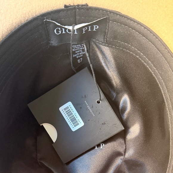 NWT GIGI PIP EMMA WIDE BRIM FEDORA HAT - Picture 6 of 7